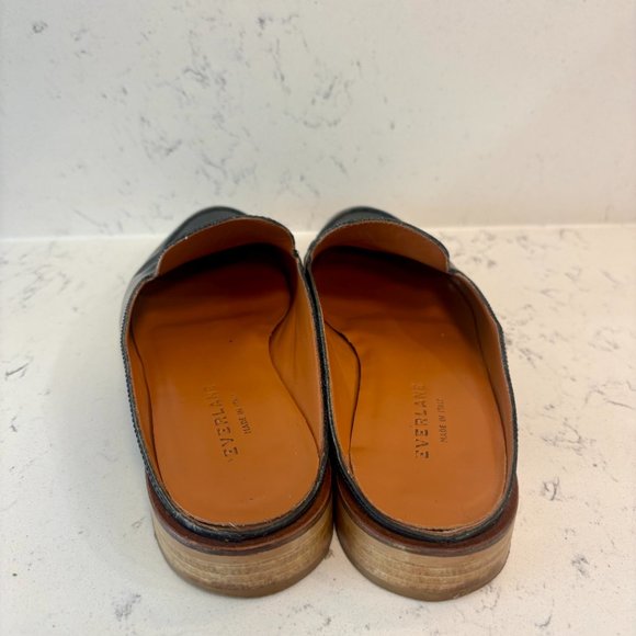 Everlane Modern Loafer Mule - Black Leather - Picture 3 of 6